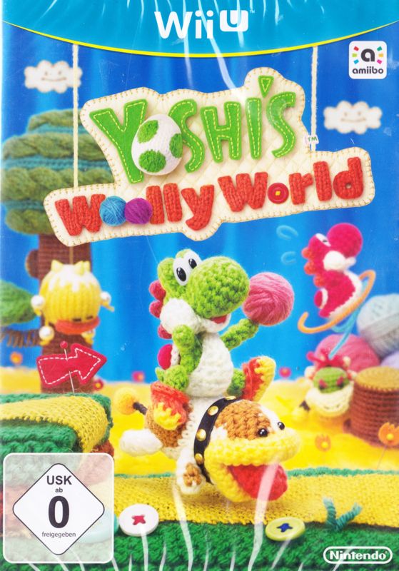 Yoshi's Woolly World box art for Wii U